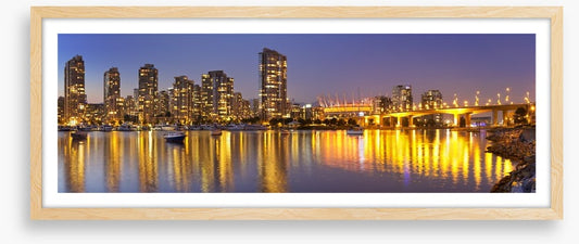 Vancouver skyline reflections