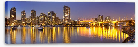 Vancouver skyline reflections