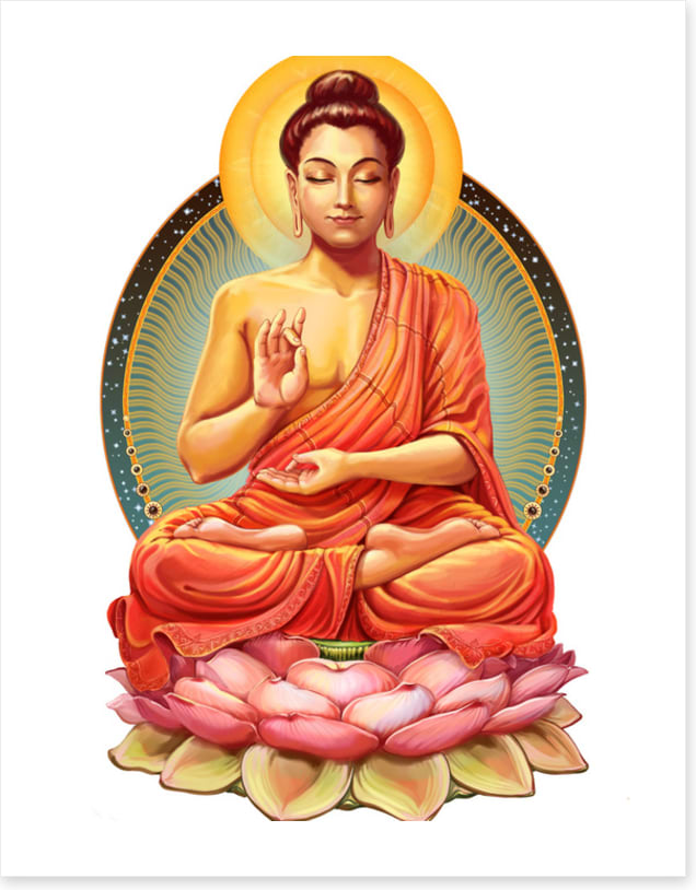 Buddha blessings