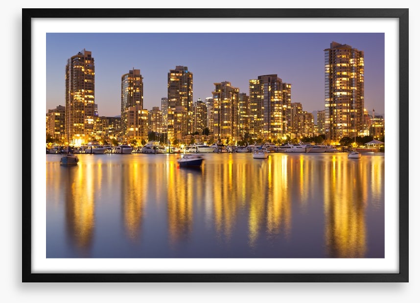 Vancouver harbor twilight
