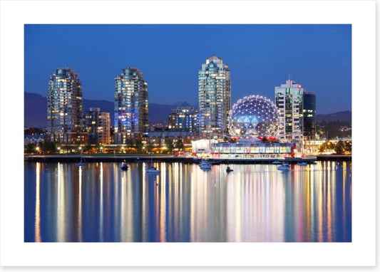 Vancouver shimmering dusk