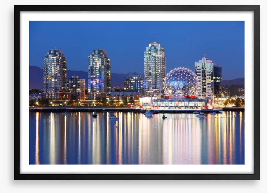 Vancouver shimmering dusk