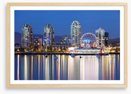 Vancouver shimmering dusk