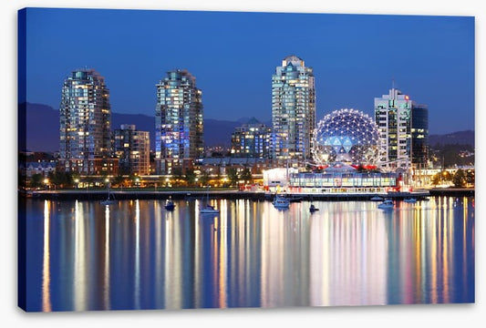 Vancouver shimmering dusk