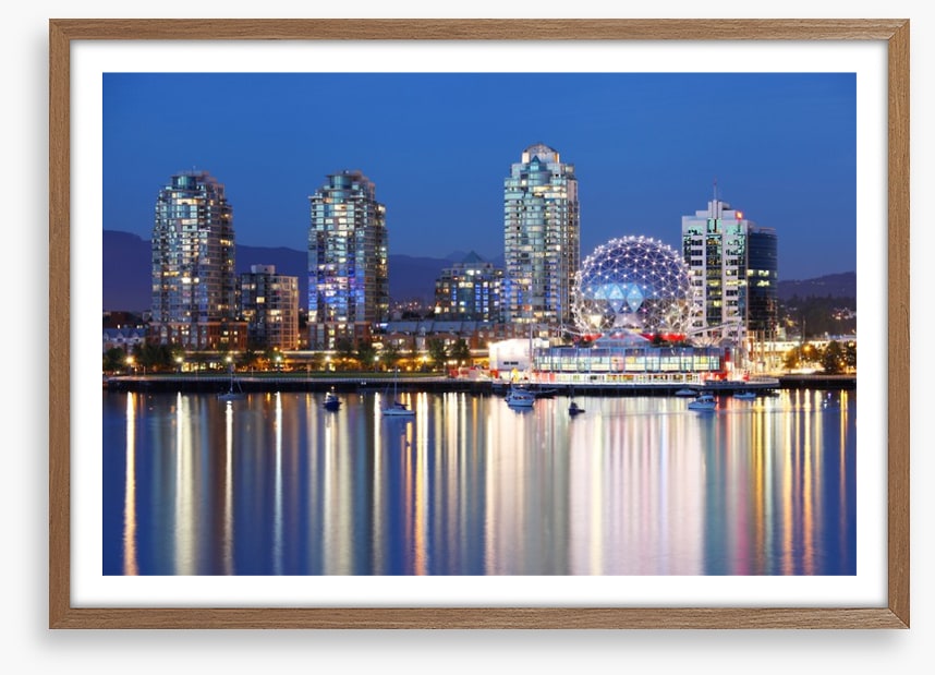 Vancouver shimmering dusk