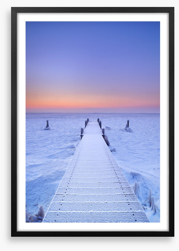 To the frozen sunset