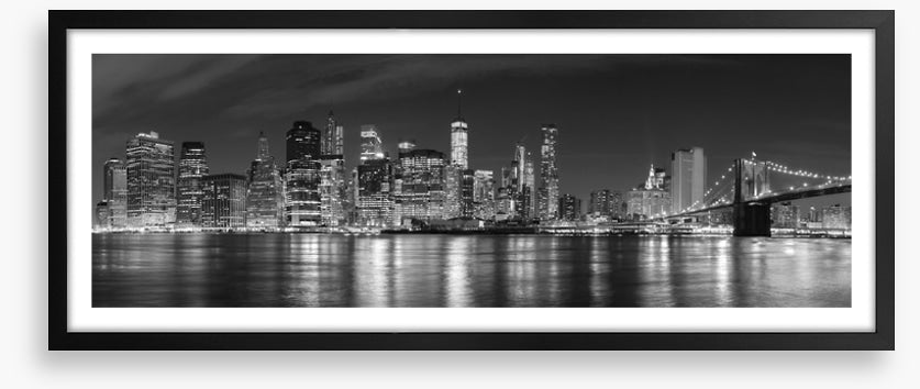 Manhattan panoramic at night