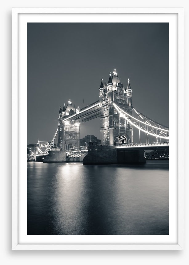 Drawbridge in darkness