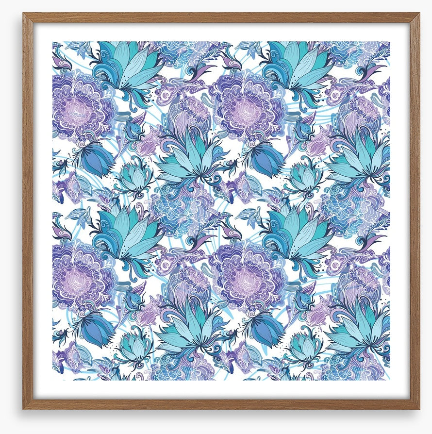 Lotus and peony
