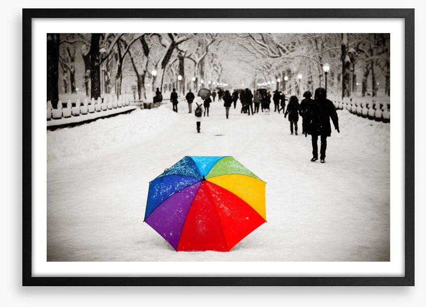 Rainbow umbrella