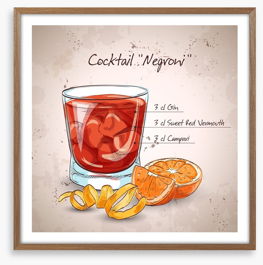 Negroni cocktail