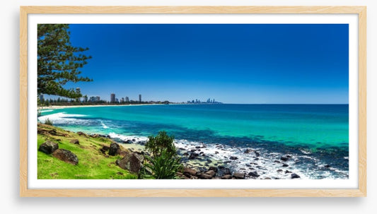 Gold Coast beach panorama