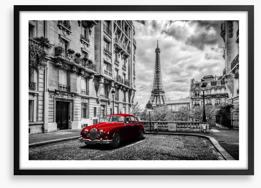 The red car