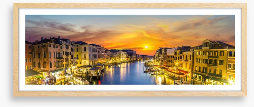 Venetian glow panorama
