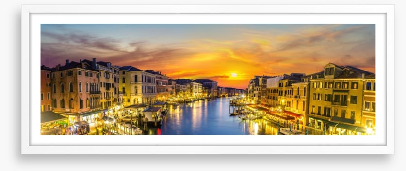 Venetian glow panorama