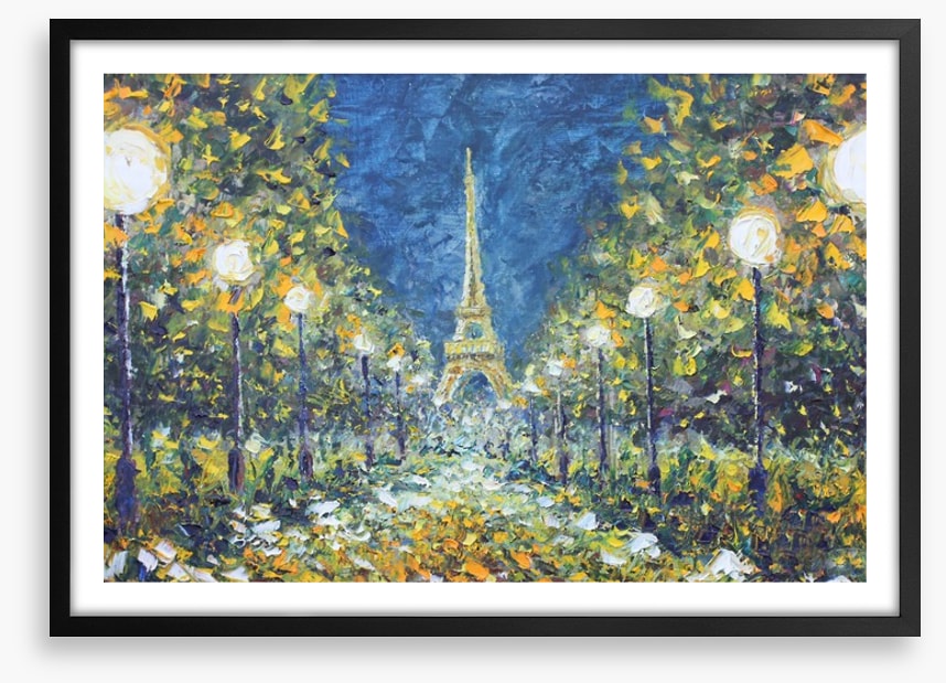 White lights in paris