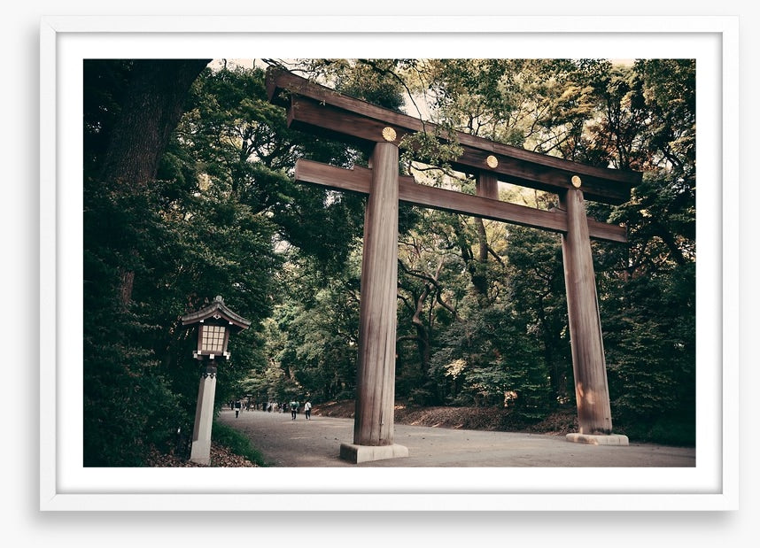 Below the Meiji gate