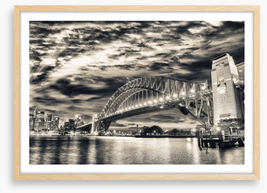 Dramatic Sydney harbour