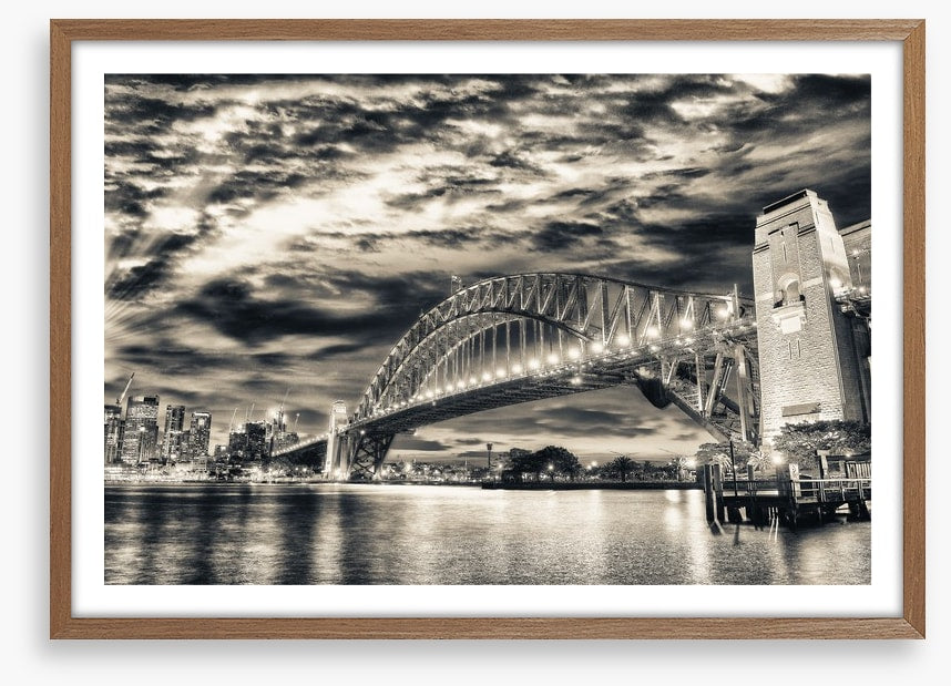 Dramatic Sydney harbour