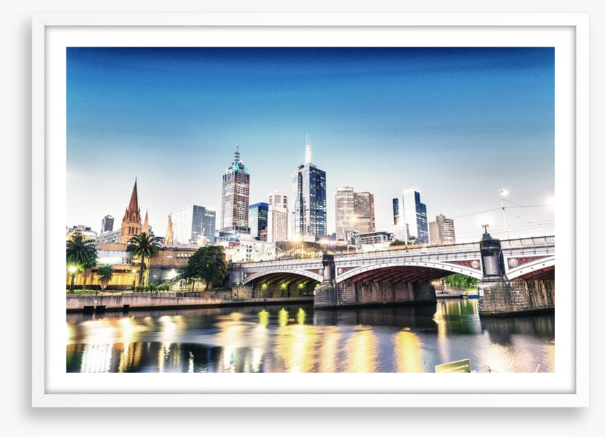 Dusk across the Yarra