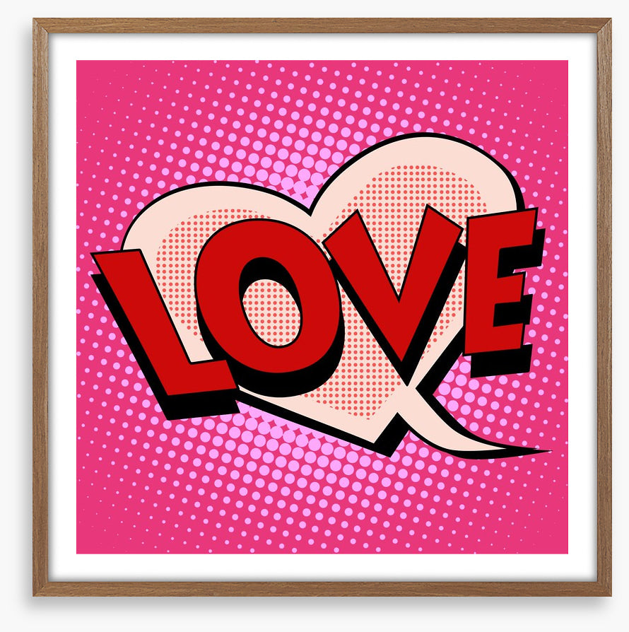 Pop art love