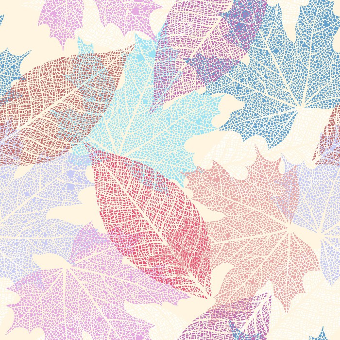 Pastel leaves