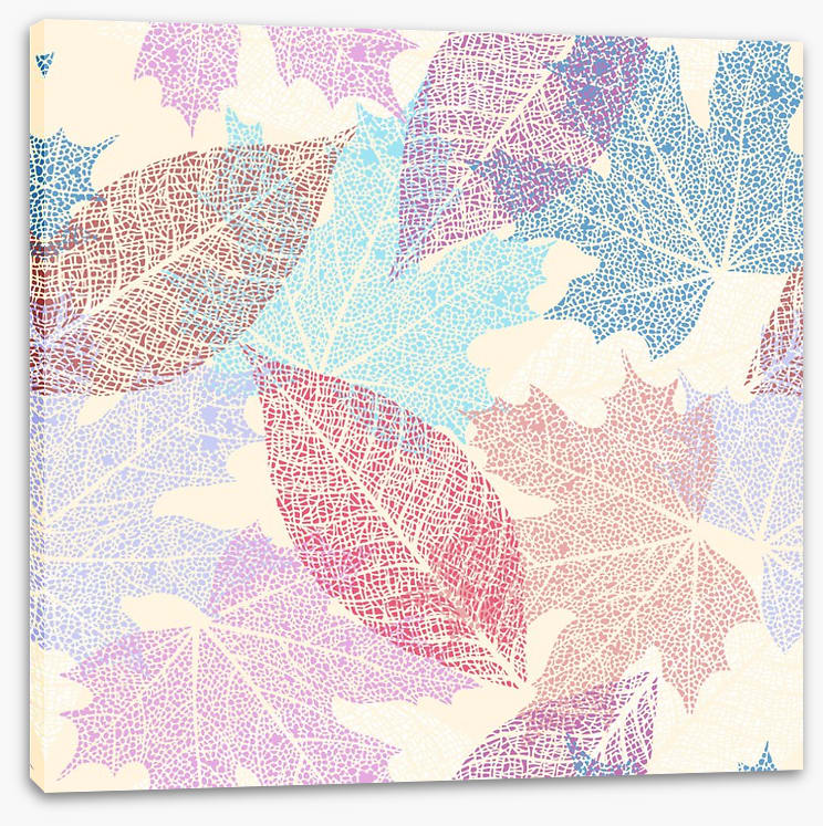 Pastel leaves