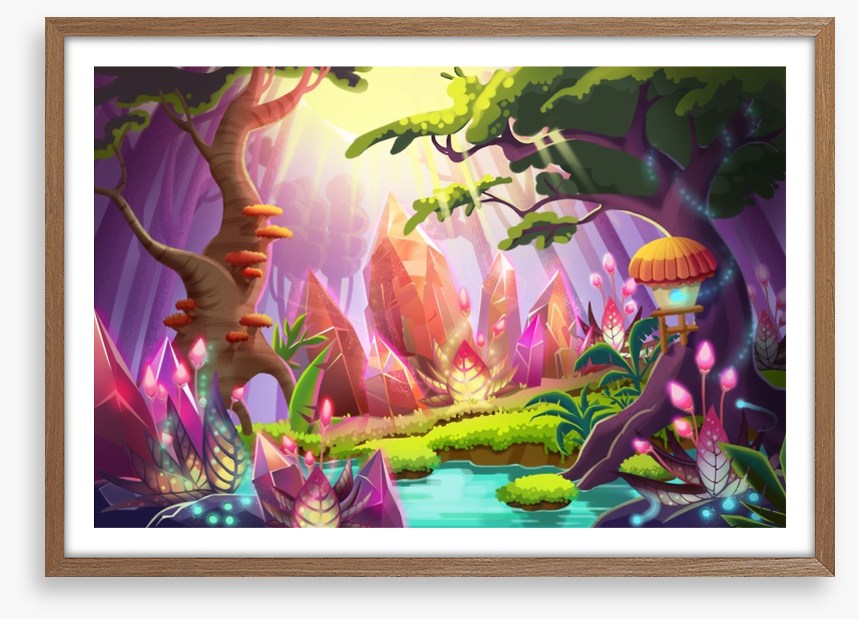 The crystal forest
