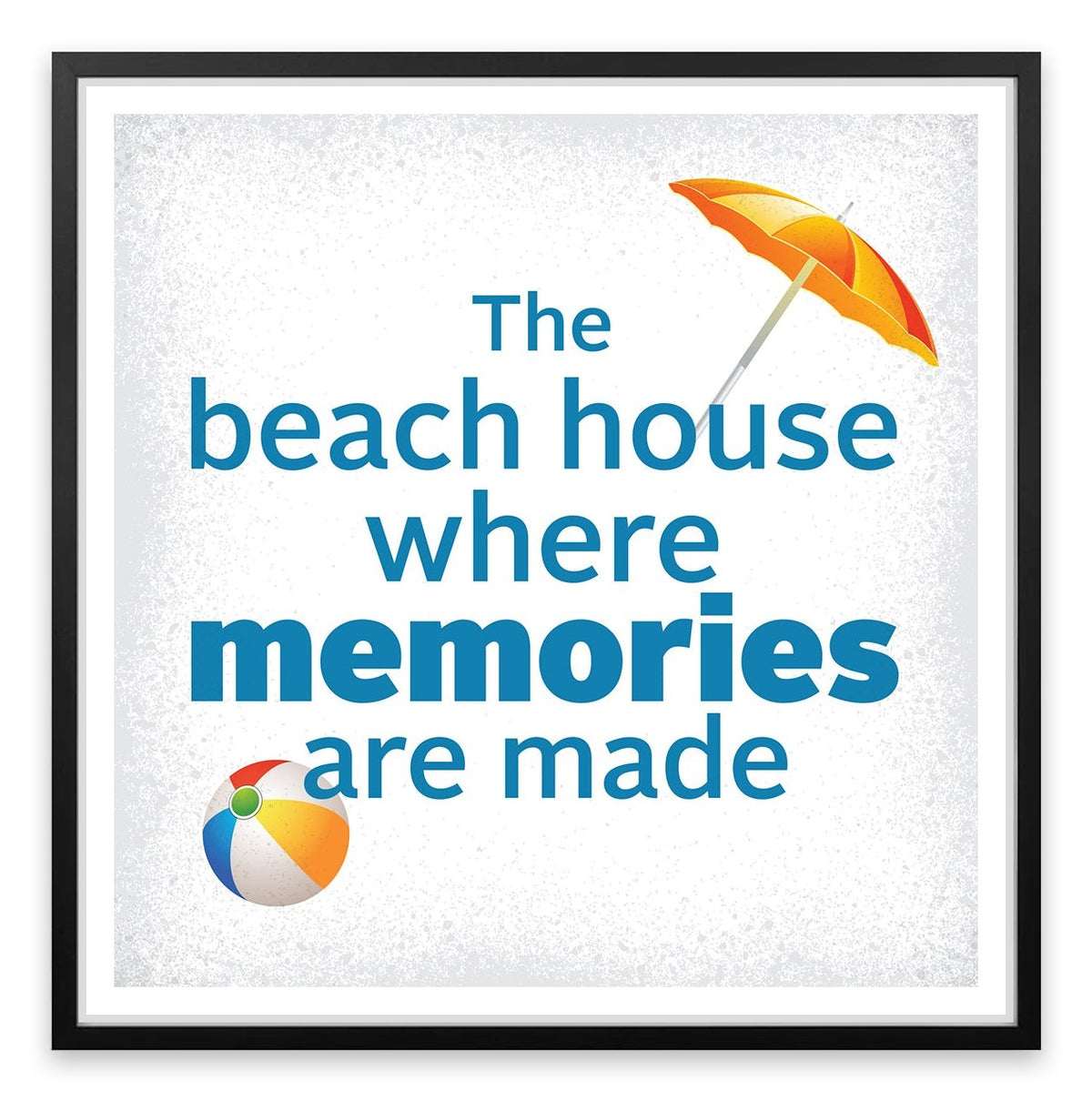 At the beach house