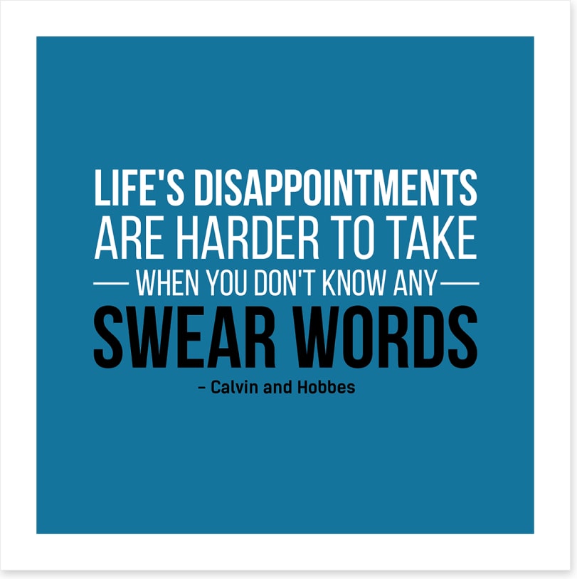 Life's disappointments