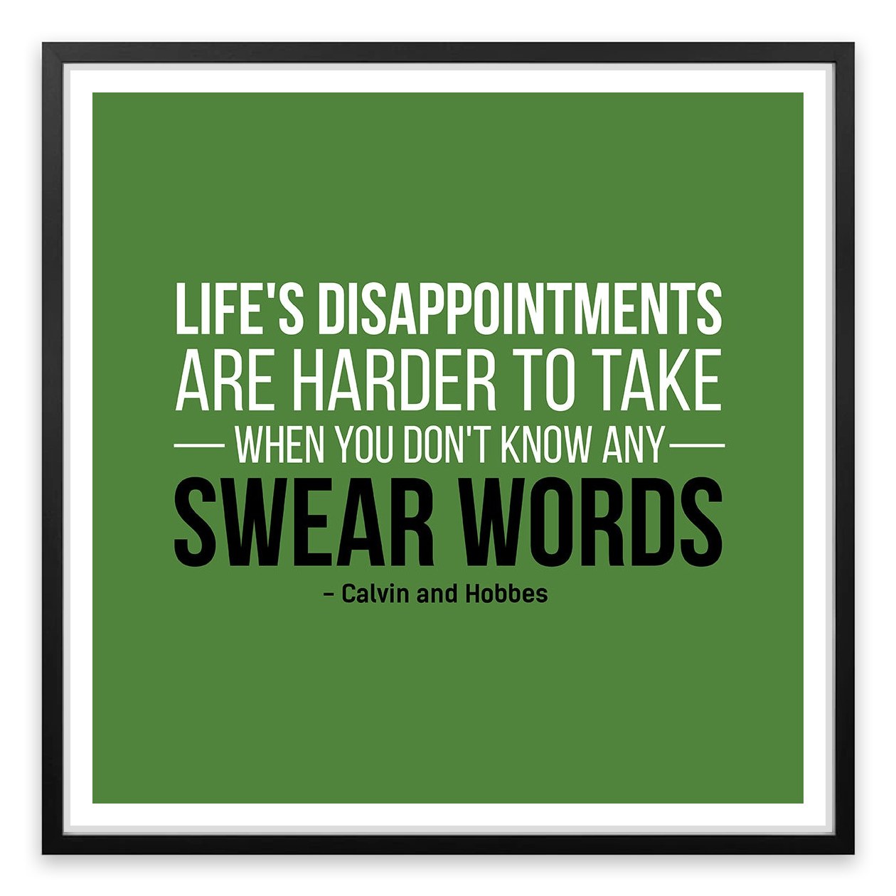 Life's disappointments