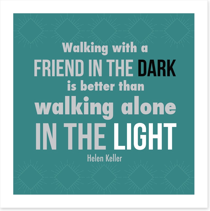 A friend in the dark