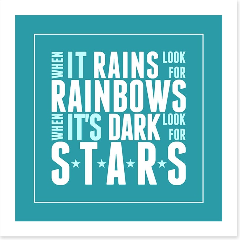 Rainbows and stars