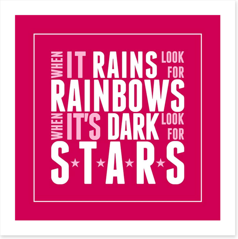Rainbows and stars