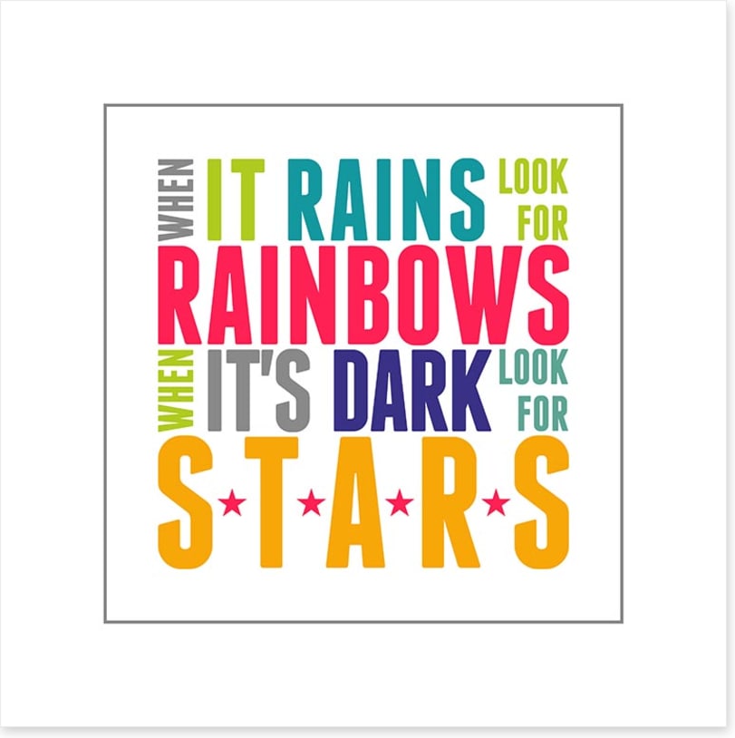 Rainbows and stars