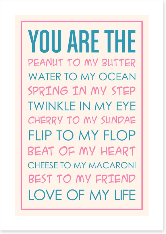 You are...
