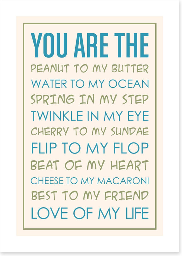 You are...