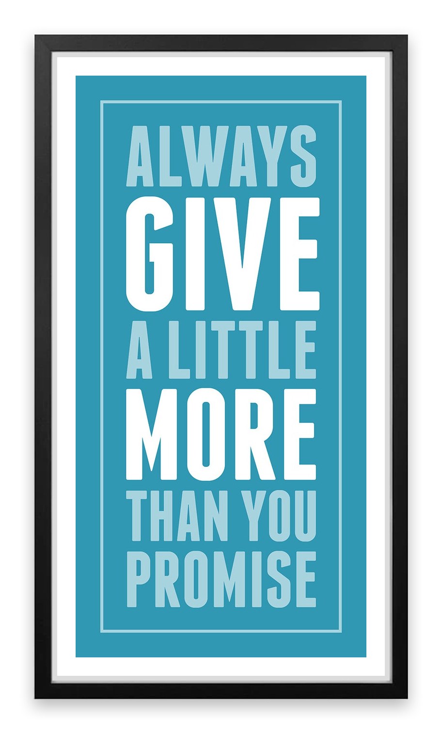 Give a little more