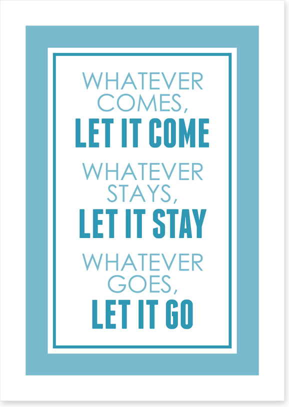 Let it go