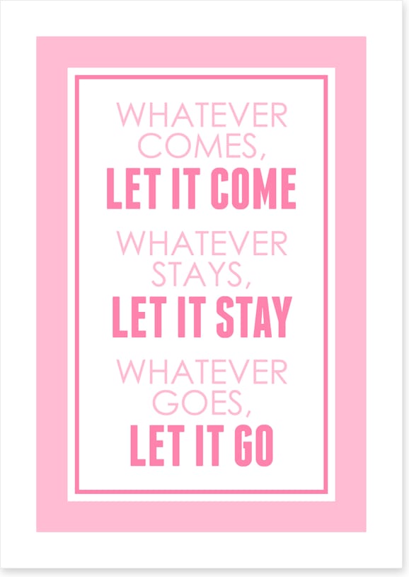 Let it go