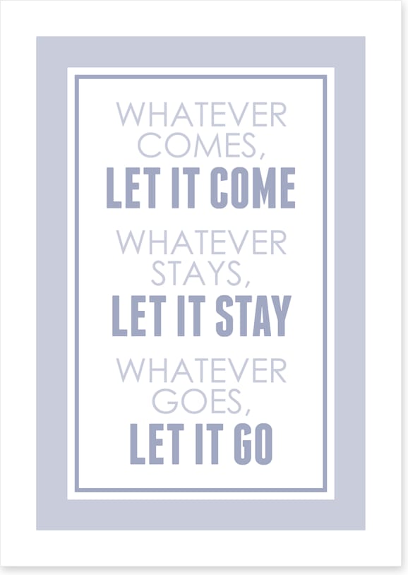 Let it go