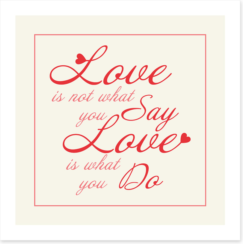 Love is what you do