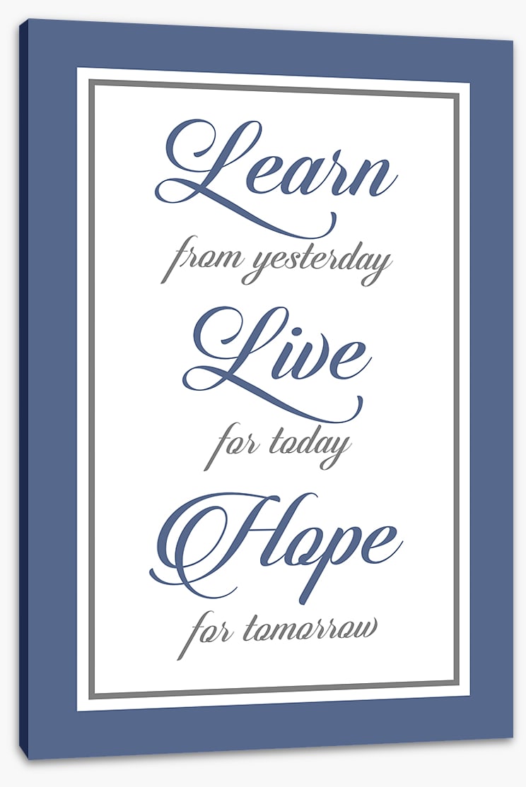 Live for today