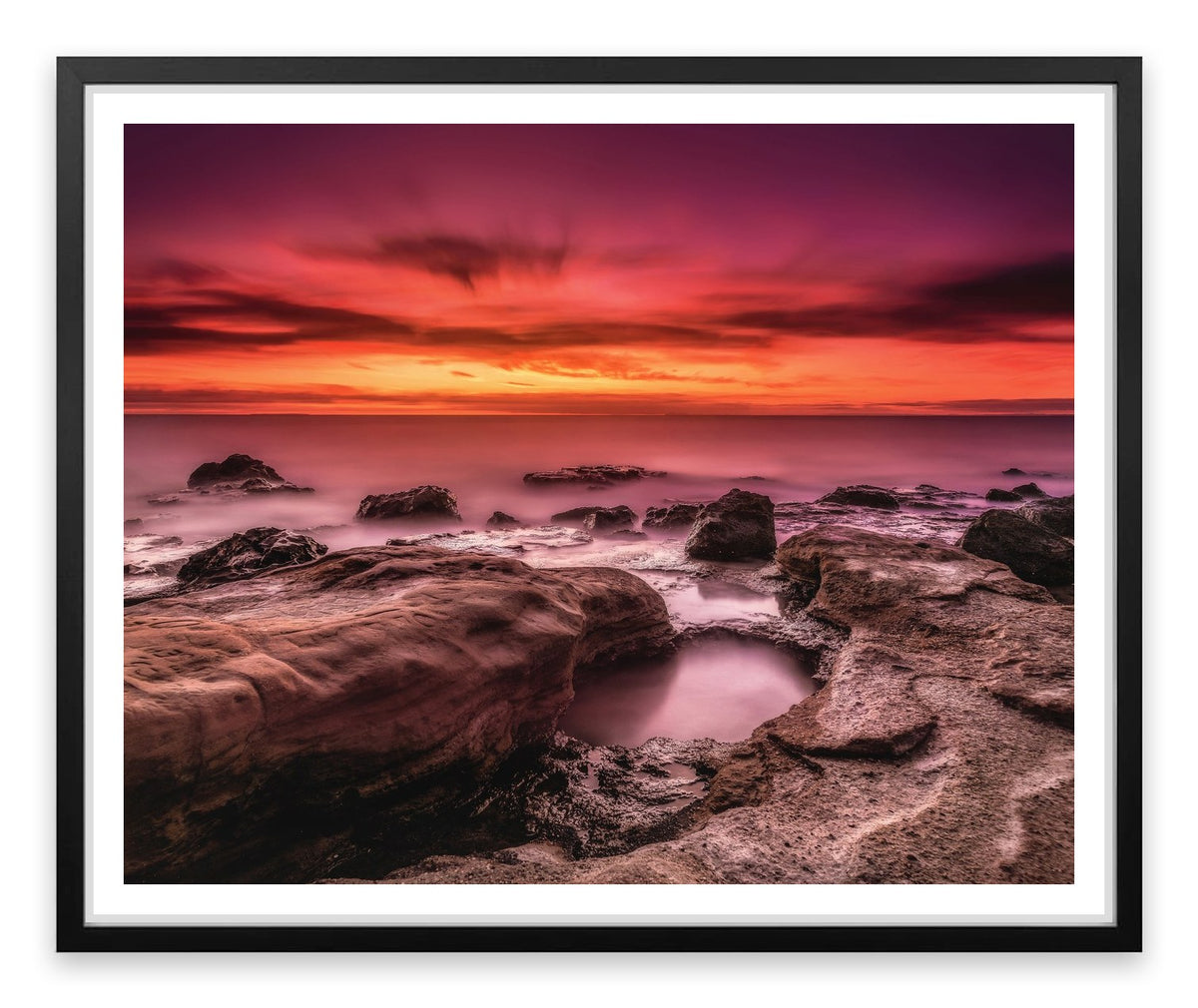 Burning skies at Black Rock