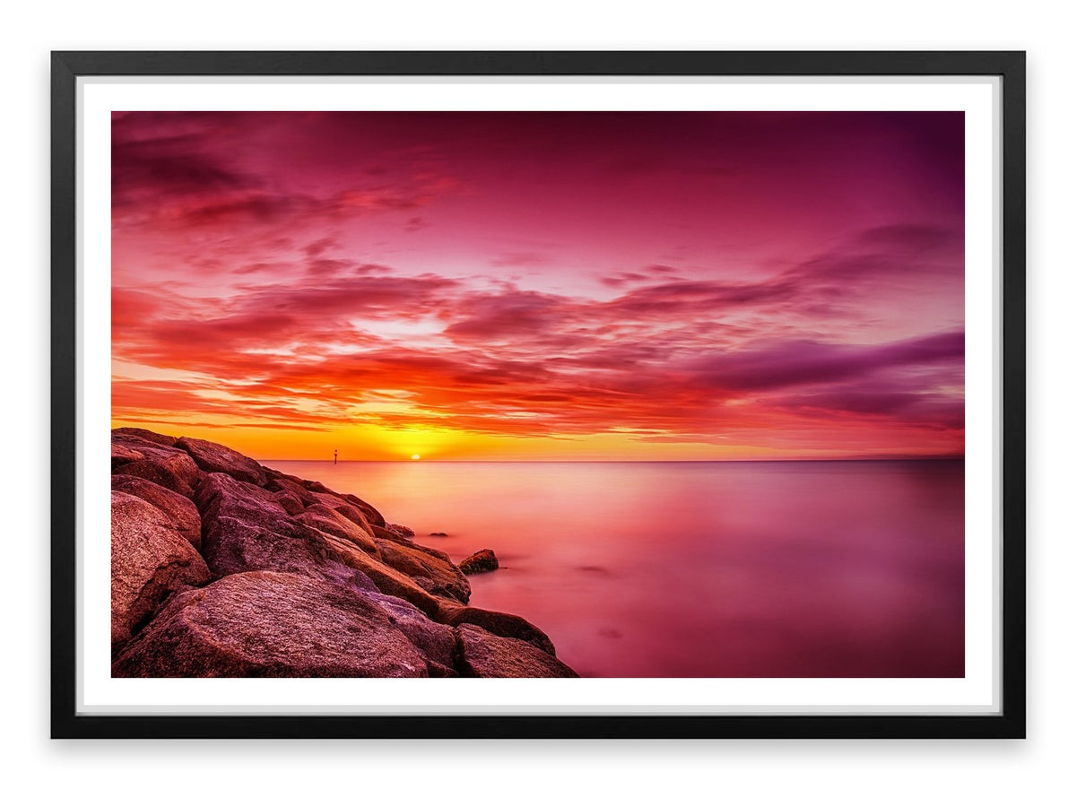 Carrum beach sunset