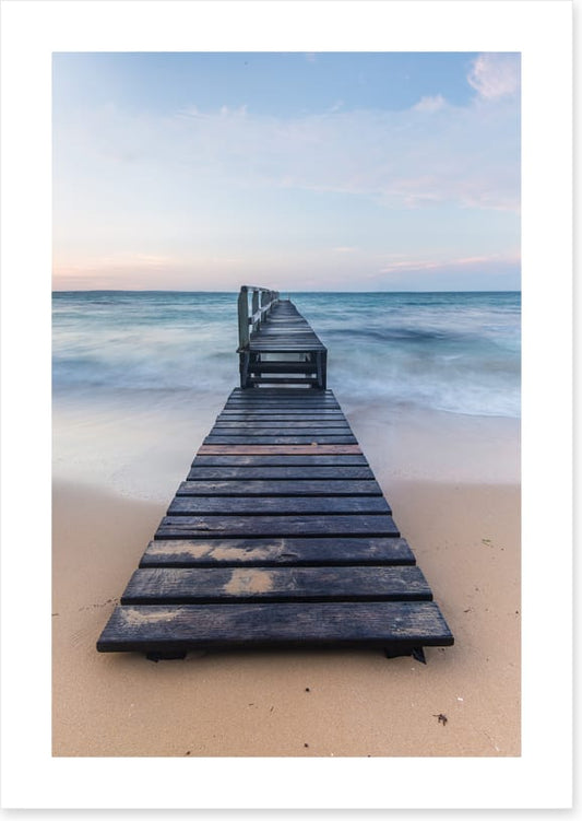 The lone jetty, Shelly Beach