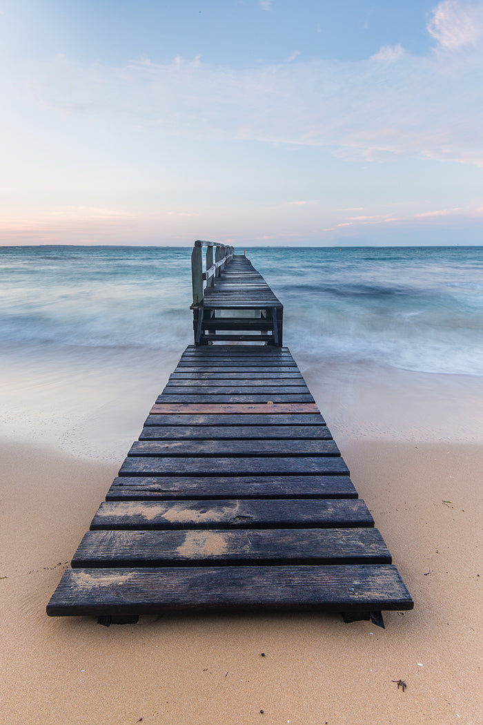 The lone jetty, Shelly Beach