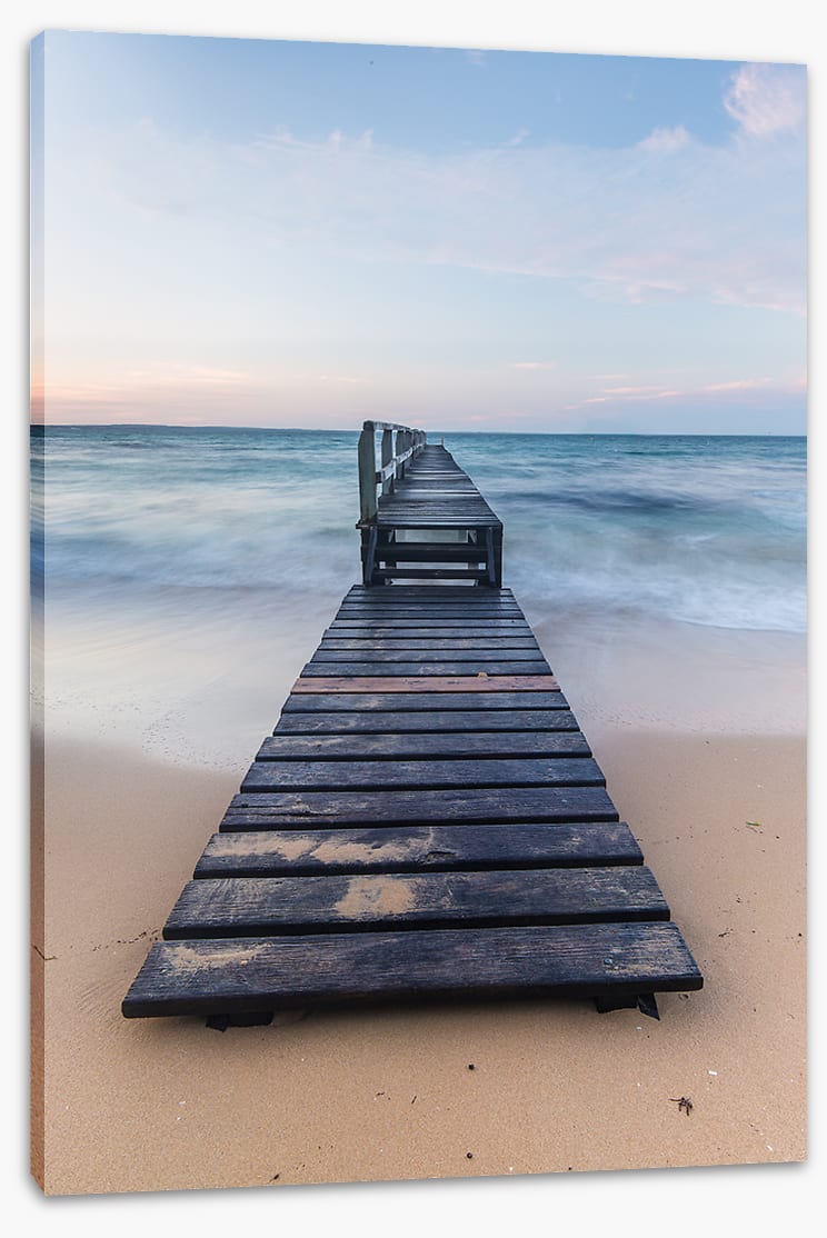 The lone jetty, Shelly Beach