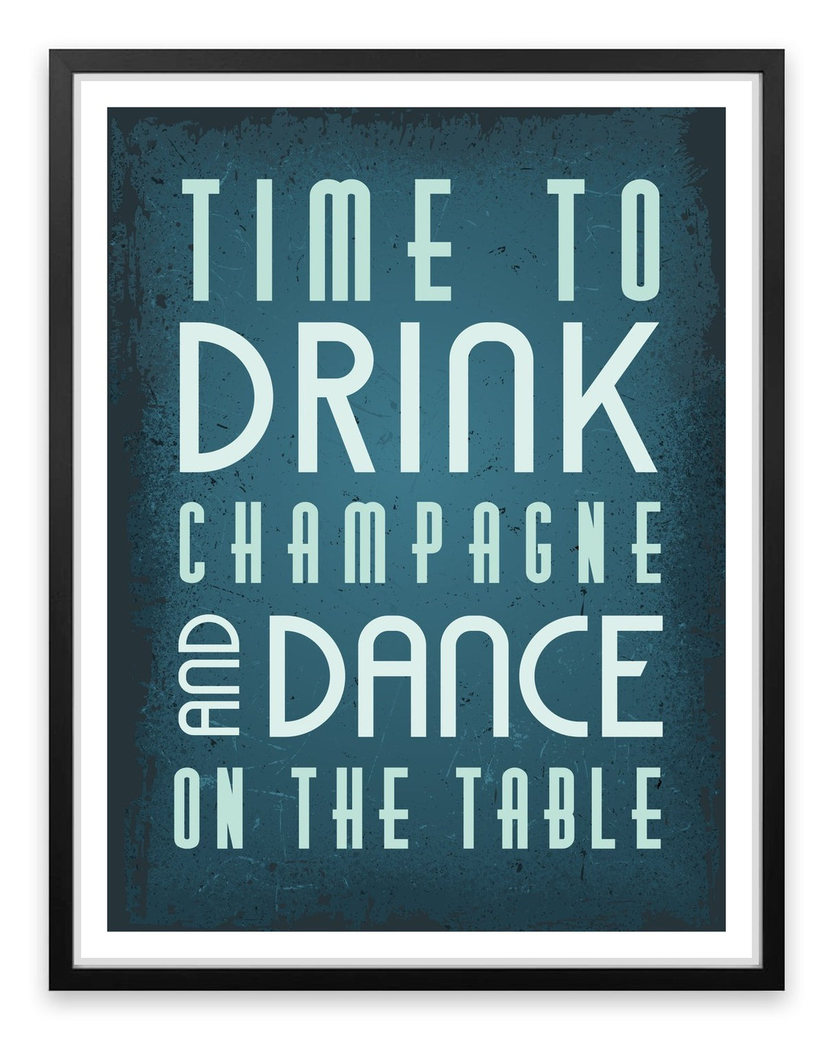 Time to drink champagne