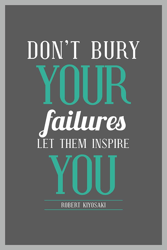 Don't bury your failures